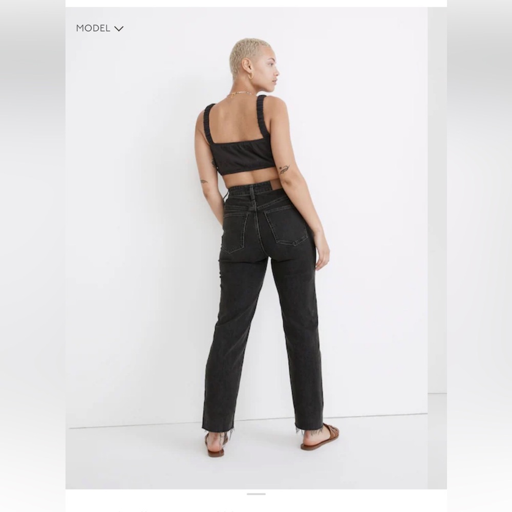 Madewell Curvy Perfect Vintage Straight Jean, 24 - Picture 2 of 5